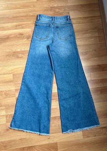 Mango Mavi Kadın Denim Pantolon - Görsel 4
