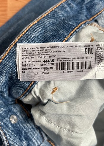 Mango Mavi Kadın Denim Pantolon - Görsel 5