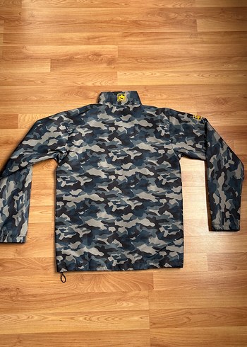 Unisex jack wolfskin Kamuflaj Fermuarlı yağmurluk - Görsel 3