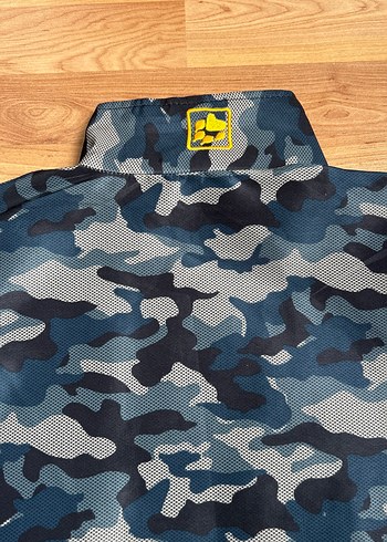 Unisex jack wolfskin Kamuflaj Fermuarlı yağmurluk - Görsel 4