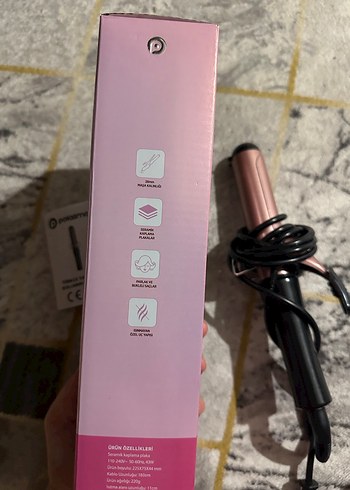 Pembe Mini Saç Maşası - Görsel 3