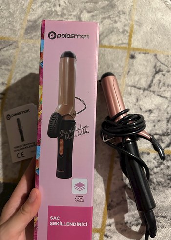 Pembe Mini Saç Maşası - Görsel 2