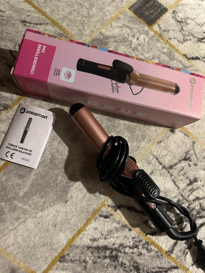 Pembe Mini Saç Maşası - Görsel 4