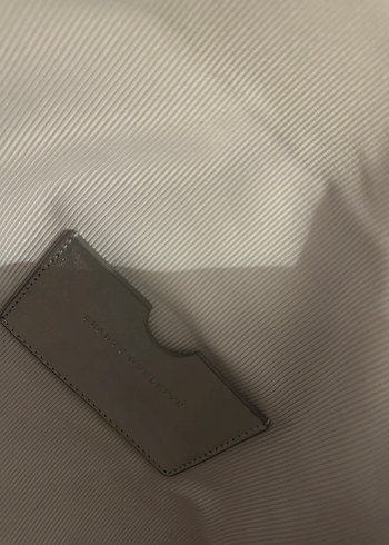 Gümüş Renk Kadın Deri Clutch Çanta - Görsel 2