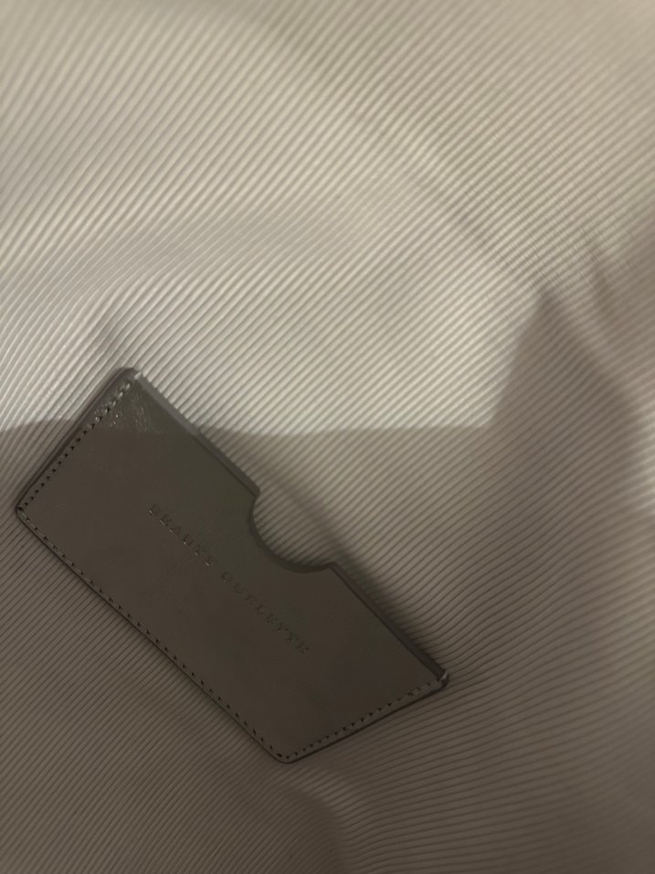 Gümüş Renk Kadın Deri Clutch Çanta - Görsel 2