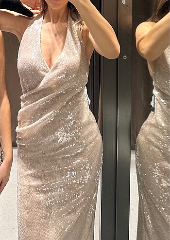 ZARA PAYET ELBİSE