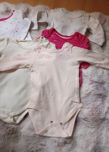 Uzun Kollu Bebek Kız Body Zıbın - Görsel 3