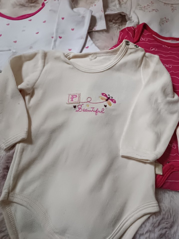 Uzun Kollu Bebek Kız Body Zıbın - Görsel 2