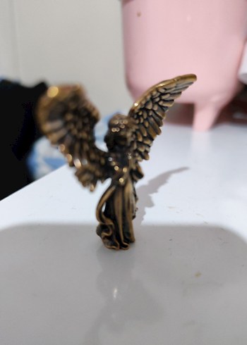 Altın Renkli Gotik Kanatlı Melek Biblo - Görsel 3