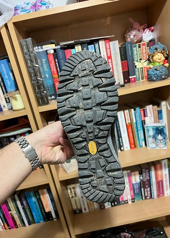 Gri Siyah Bağcıklı Erkek Outdoor Spor Ayakkabısı - Görsel 6