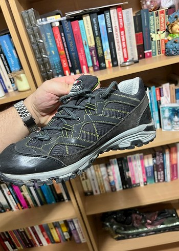 Gri Siyah Bağcıklı Erkek Outdoor Spor Ayakkabısı - Görsel 5