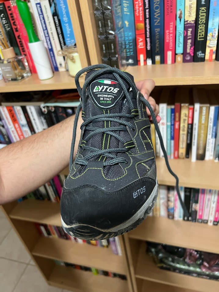 Gri Siyah Bağcıklı Erkek Outdoor Spor Ayakkabısı - Görsel 2