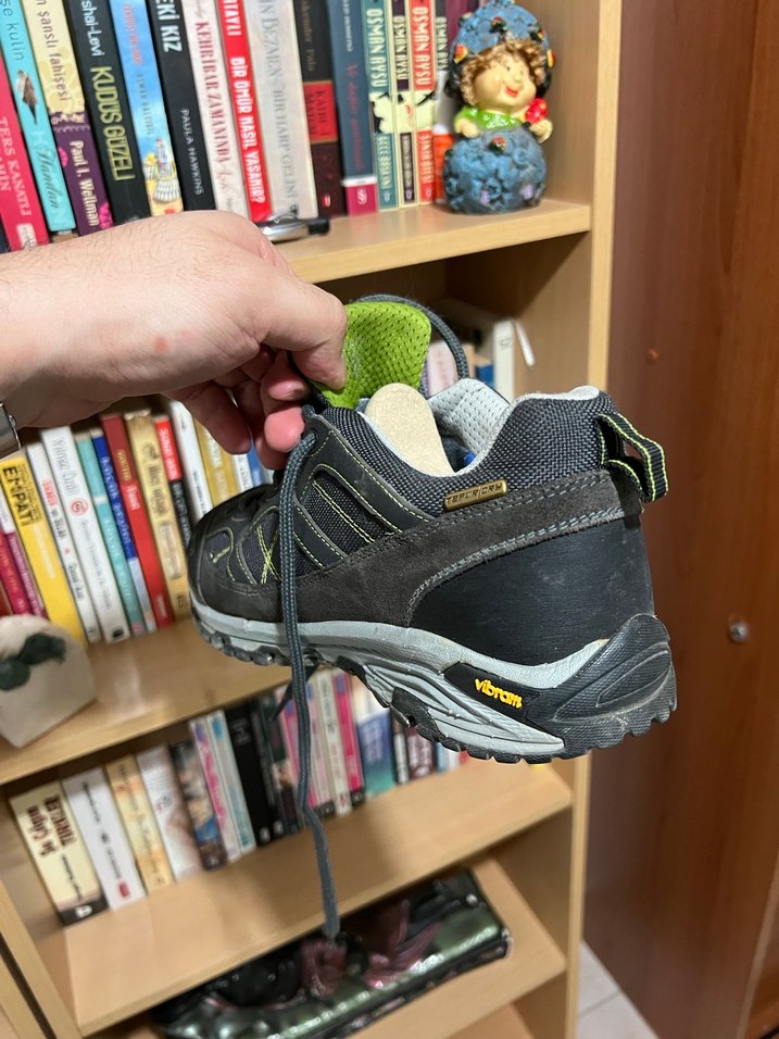 Gri Siyah Bağcıklı Erkek Outdoor Spor Ayakkabısı - Görsel 3