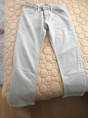 34 Beden Mavi Kot Pantolon