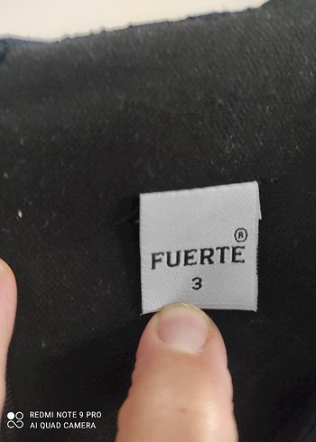 Uzun Kollu Siyah Nakışlı Ofis Elbisesi - Görsel 3