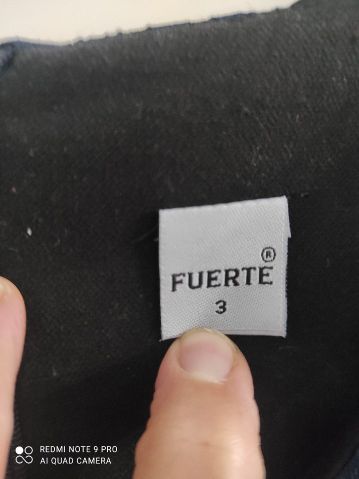 Uzun Kollu Siyah Nakışlı Ofis Elbisesi - Görsel 3