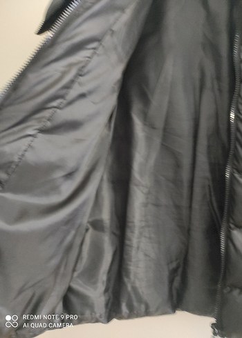 Kadın Siyah Midi Kışlık Mont - Görsel 6