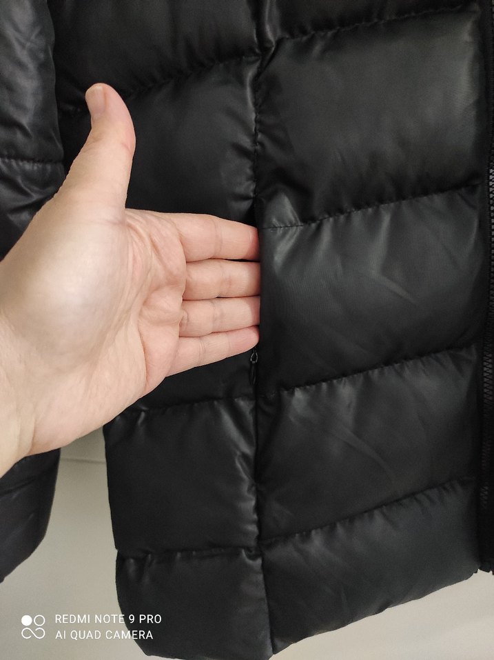 Kadın Siyah Midi Kışlık Mont - Görsel 3