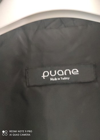 Uzun Siyah Kadın Kaban - Görsel 9