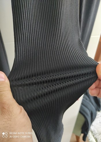 Siyah Kadın Elastik Tayt - Günlük Spor - Görsel 3