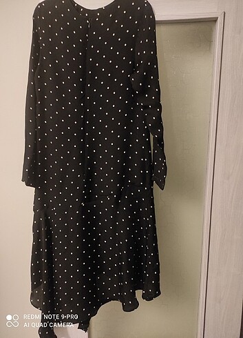 Asimetrik kesim Elbise - Görsel 8