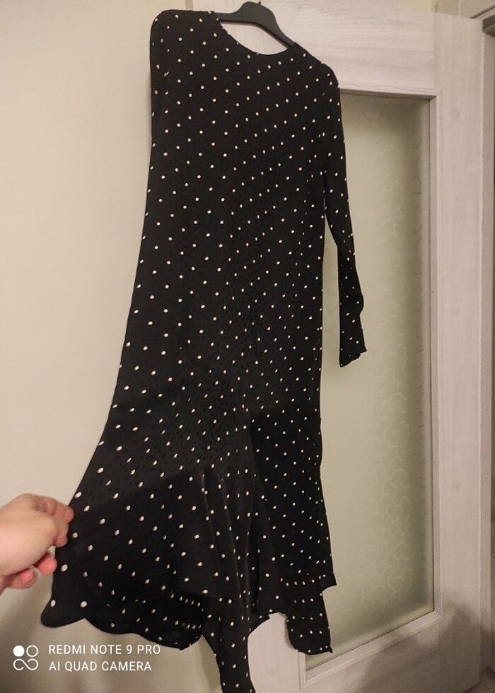 Asimetrik kesim Elbise - Görsel 4