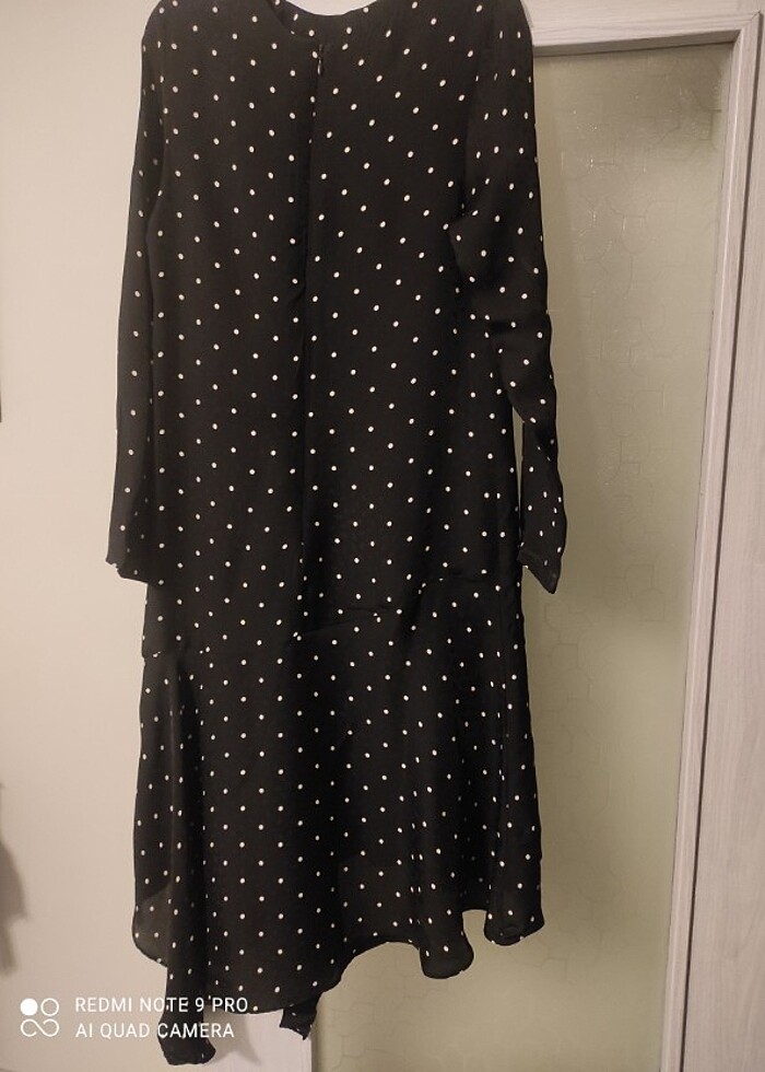 Asimetrik kesim Elbise - Görsel 5