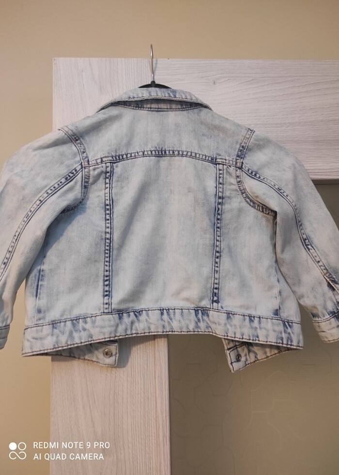 H&M Kız çocuk kot Mont - Görsel 4