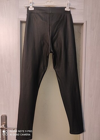 Deri İçi Şardonlu Tayt - Görsel 6