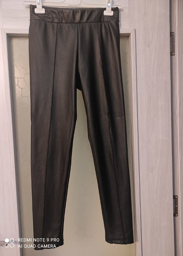 Deri İçi Şardonlu Tayt  - Görsel 2