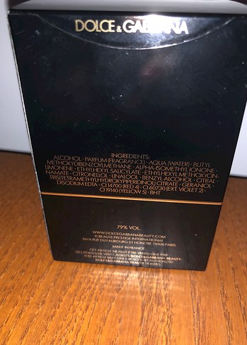 Beden Renk Dolce&Gabbana The Only One Orjinal Kadın Parfümü 50ml