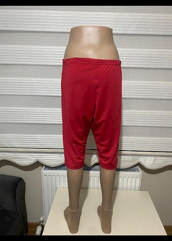 Kadın Kırmızı Mini Bermuda Şort - Görsel 4