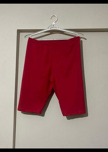 Kadın Kırmızı Mini Bermuda Şort - Görsel 6