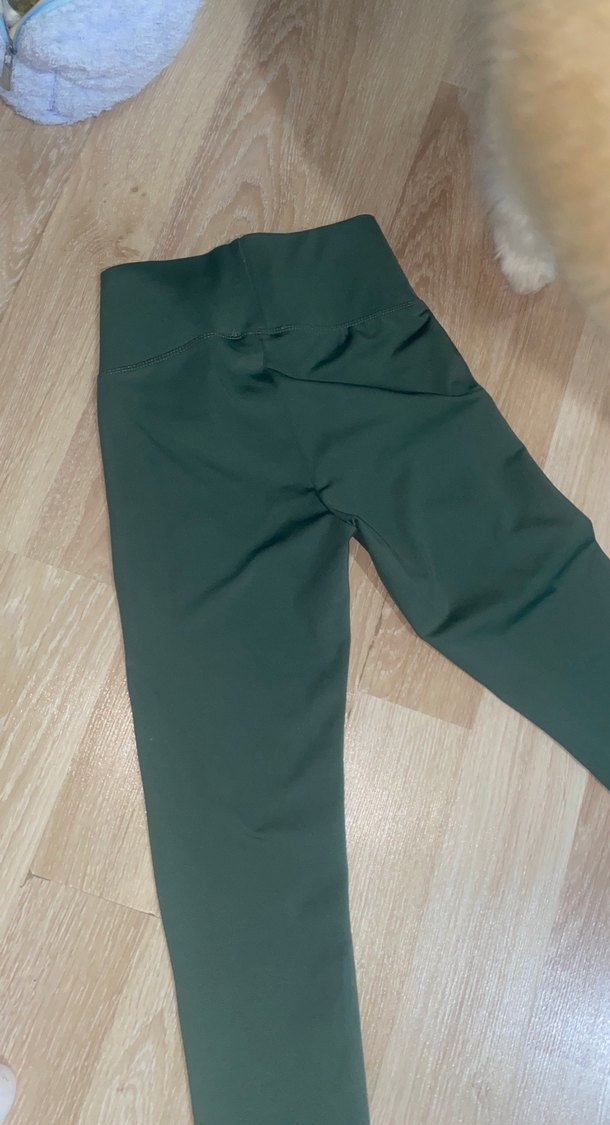 Yeşil Kadın Tayt - Görsel 2