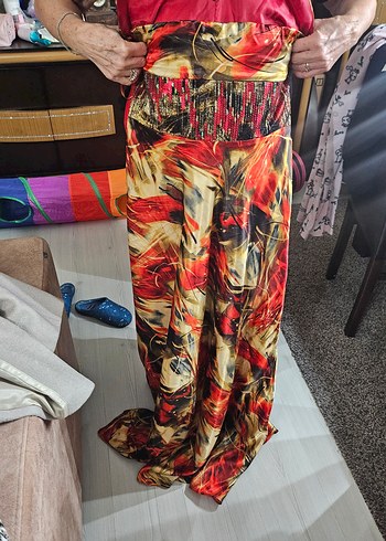 Nakışlı Parlak Kırmızı Hemşire Korsesi - Görsel 2