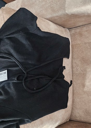 Siyah Etek hırka takım - Görsel 6