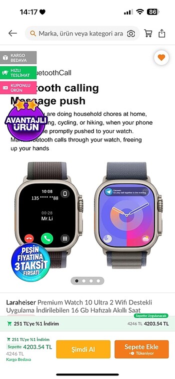 VENANDİN İTALY 16 Pro Max Smart Watch