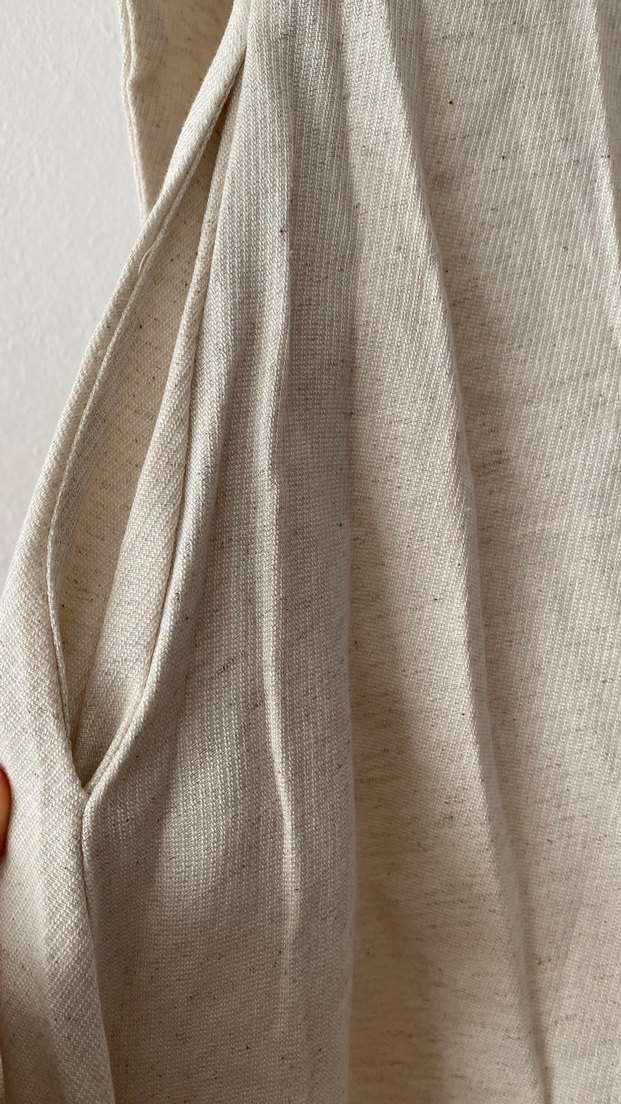 Ege dikiş detaylı elbise - Görsel 5