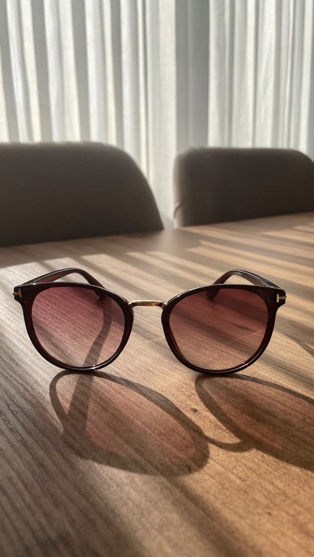 Kahverengi gerçeveli güneş gözlüğü - Görsel 3