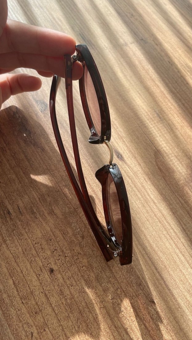 Kahverengi gerçeveli güneş gözlüğü - Görsel 4