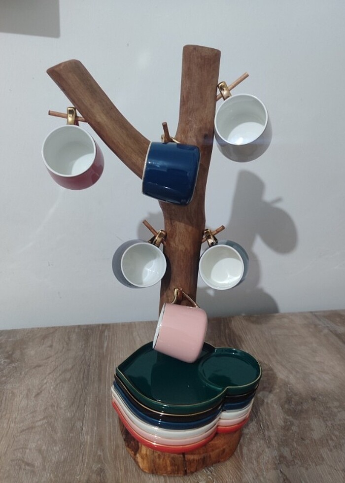 kahve fincanı standı  - Görsel 2