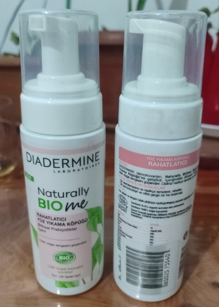 Diadermine Naturally Bio Me Rahatlatıcı Yüz Yıkama Köpüğü 150 ML - Görsel 3