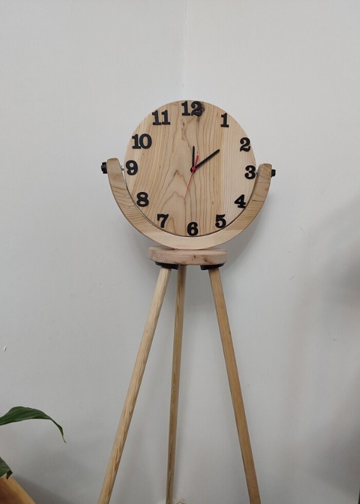 Ahşap ayaklı salon saati ise - Görsel 4