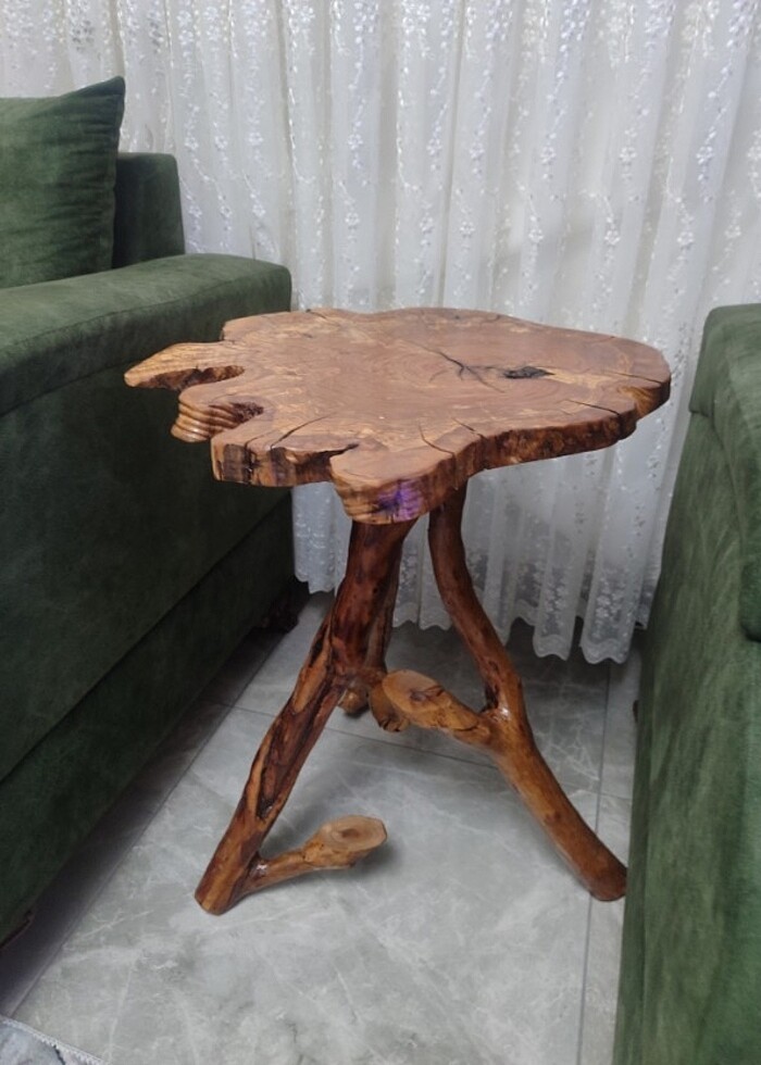 Ahşap zigon sehpa - Görsel 4