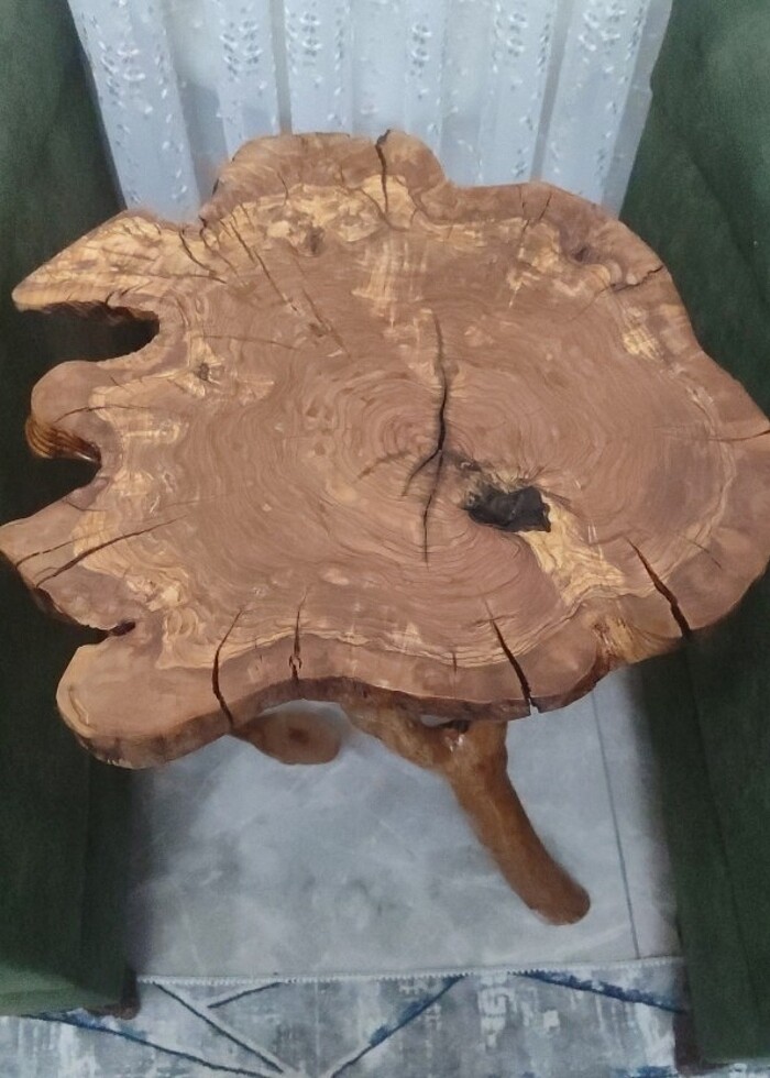 Ahşap zigon sehpa - Görsel 5