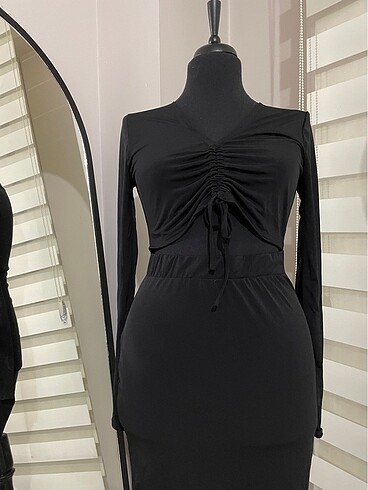 diğer Beden Zara Model Siyah Elbise