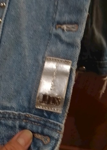 42 Beden mavi Renk Düğmeli Mavi Kadın Denim Ceket