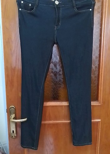 Koton Lacivert Kadın Midi Boy Denim Pantolon