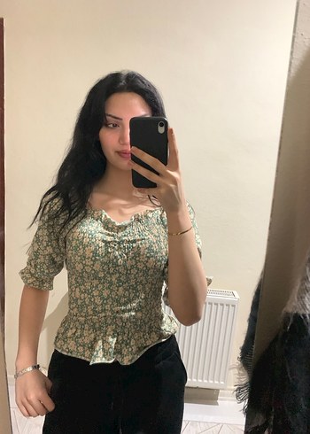 Bağcıklı Straplez Kadın Bluz - Görsel 2