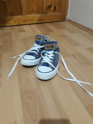 38 numara kot desenli converse